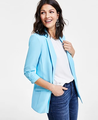 INC Petite Menswear Blazer