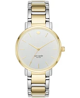 kate spade new york Women's Gramercy Three-Hand Two-Tone Alloy Watch 38mm, KSW9015 - Two