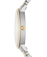 kate spade new york Women's Gramercy Three-Hand Two-Tone Alloy Watch 38mm, KSW9015 - Two