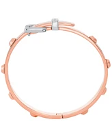 Michael Kors Two-Tone Colby Buckle Bangle Bracelet