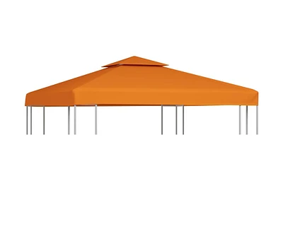 vidaXL Gazebo Cover Canopy Replacement 1 oz/ft² Orange 9.8'x9.8'