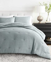 Ienjoy Home Waffle Textured Comforter Sets