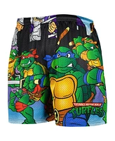 Men's Chalk Line Black Teenage Mutant Ninja Turtles vs. Shredder Shorts