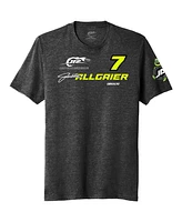 Men's Jr Motorsports Official Team Apparel Heather Black Justin Allgaier Xtreme T-shirt