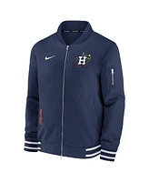 Men's Nike Navy Houston Astros Authentic Collection Game Time Bomber Full-Zip Jacket