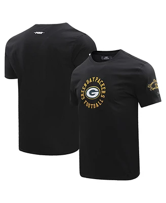 Men's Pro Standard Black Green Bay Packers Hybrid T-Shirt