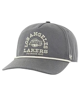 Men's '47 Brand Charcoal Los Angeles Lakers Canyon Ranchero Hitch Adjustable Hat