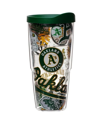 Tervis Tumbler Oakland Athletics 24 Oz All Over Wrap Tumbler with Lid