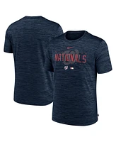 Men's Nike Navy Washington Nationals Authentic Collection Velocity Performance Practice T-shirt