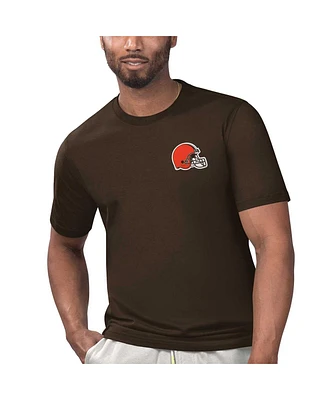Men's Margaritaville Brown Cleveland Browns Licensed to Chill T-shirt
