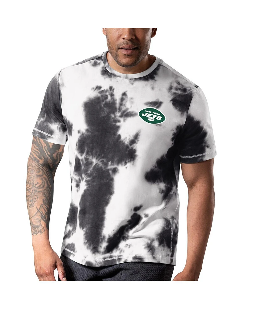 Msx By Michael Strahan Men's Msx by Michael Strahan Black New York Jets  Freestyle Tie-Dye T-shirt | Foxvalley Mall