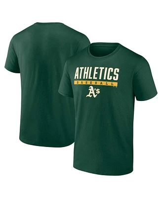 Men's Fanatics Green Oakland Athletics Power Hit T-shirt