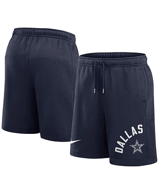 Men's Nike Navy Dallas Cowboys Arched Kicker Shorts