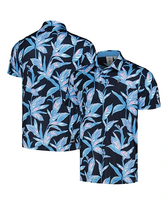 Men's Puma x Ptc Navy Wm Phoenix Open Floral Mattr Polo Shirt