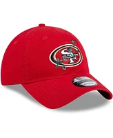 Women's New Era Scarlet San Francisco 49ers Gameday Flower 9TWENTY Adjustable Hat