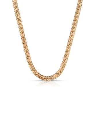 Ettika Woven 18k Gold Plated Chain Necklace