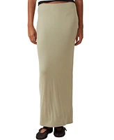 Cotton On Women's Staple Rib Maxi Skirt