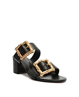 Schutz Women's Enola Mid Block Sandals