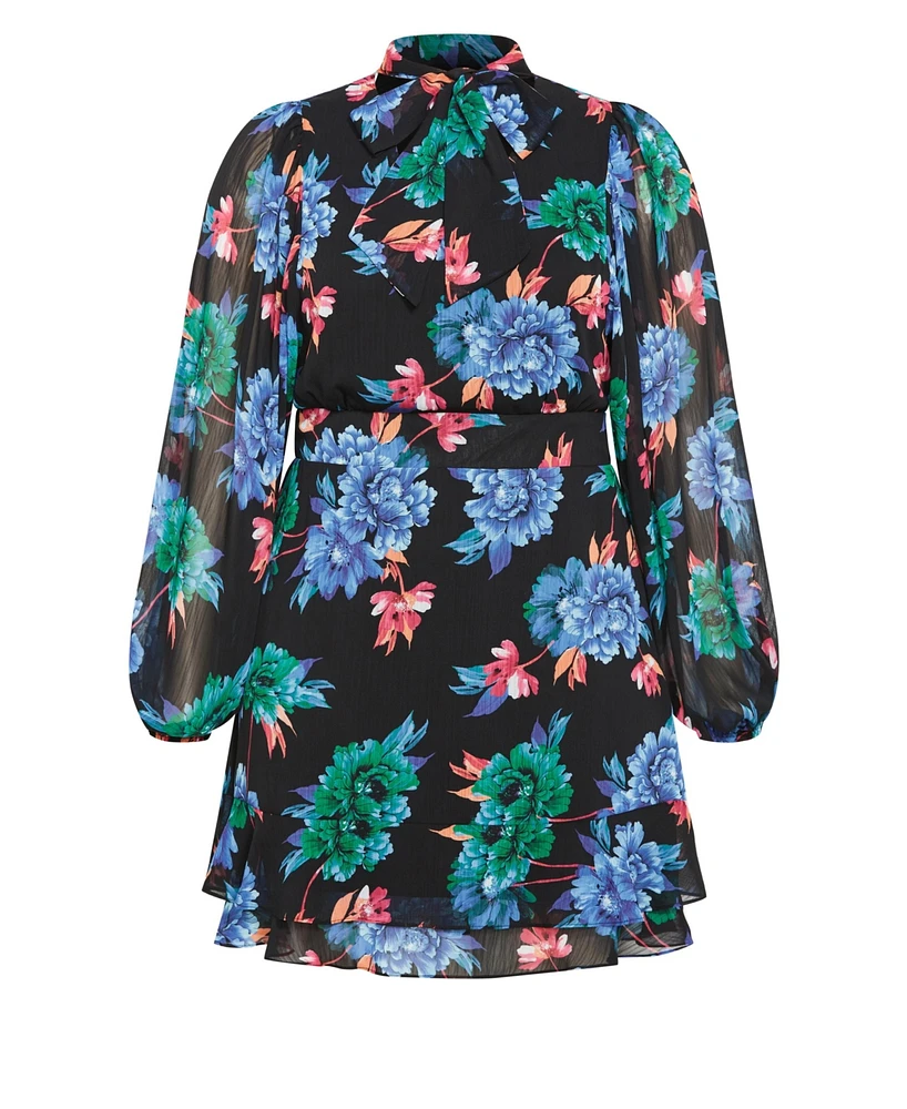 Plus Blakely Print Dress