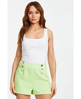 Quiz Women's Button Detail Tailored Shorts