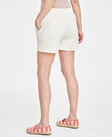 Women's High-Rise Pull-On Chino Shorts, Created for Macy's