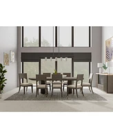 Frandlyn 9pc Dining Set (Table + 8 Side Chairs)