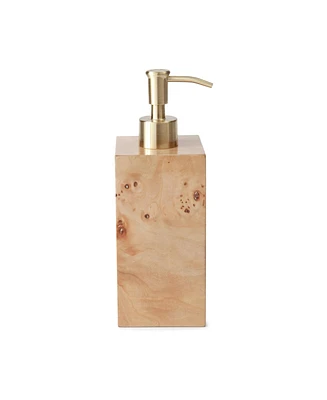 Cassadecor Petra Burl Wood Soap/Lotion Dispenser