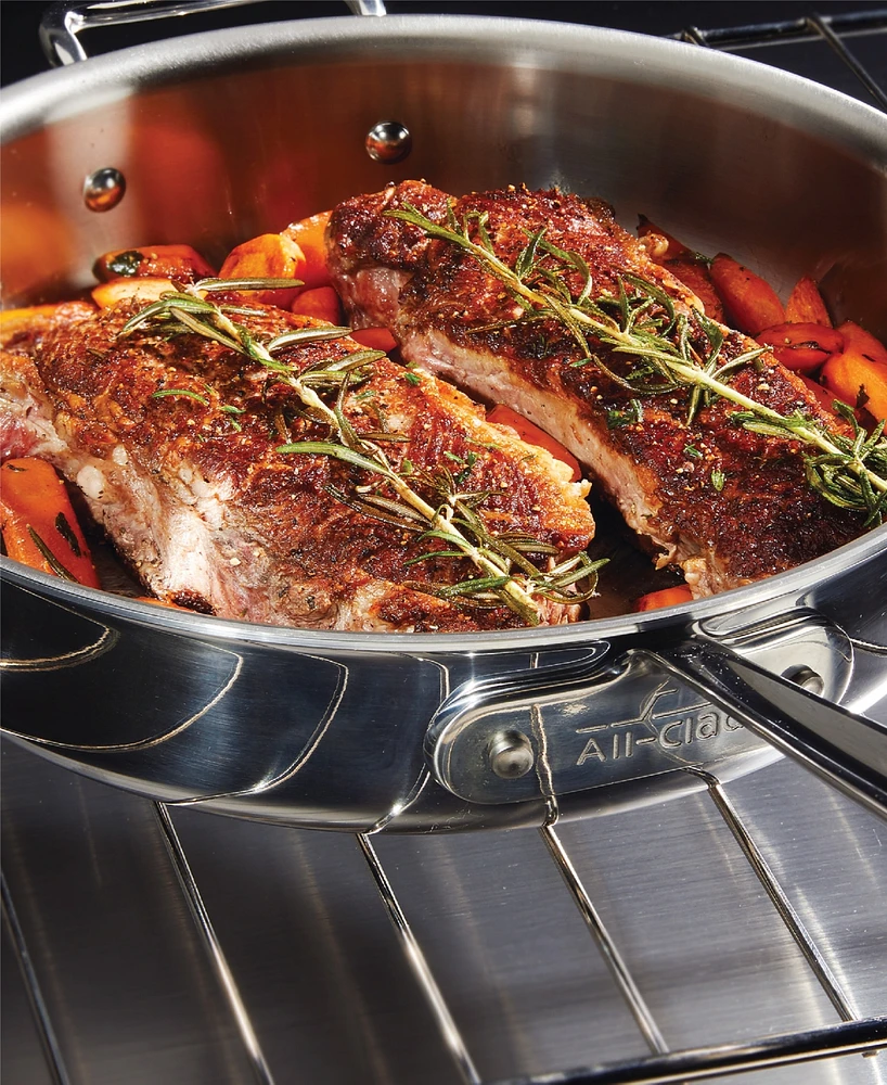 All-Clad Stainless Steel 6 Qt. Covered Ultimate Deep Saute Pan