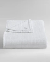 Calvin Klein Honeycomb Cotton Blanket, King