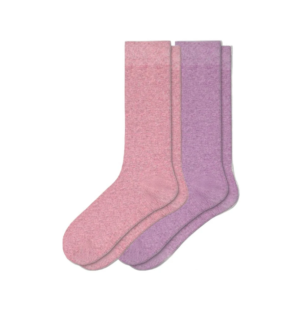 Stems Women's Marbled Wool Crew Socks Two Pack