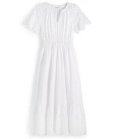 On 34th Women's Cotton Embroidered Midi Dress, Created for Macy's