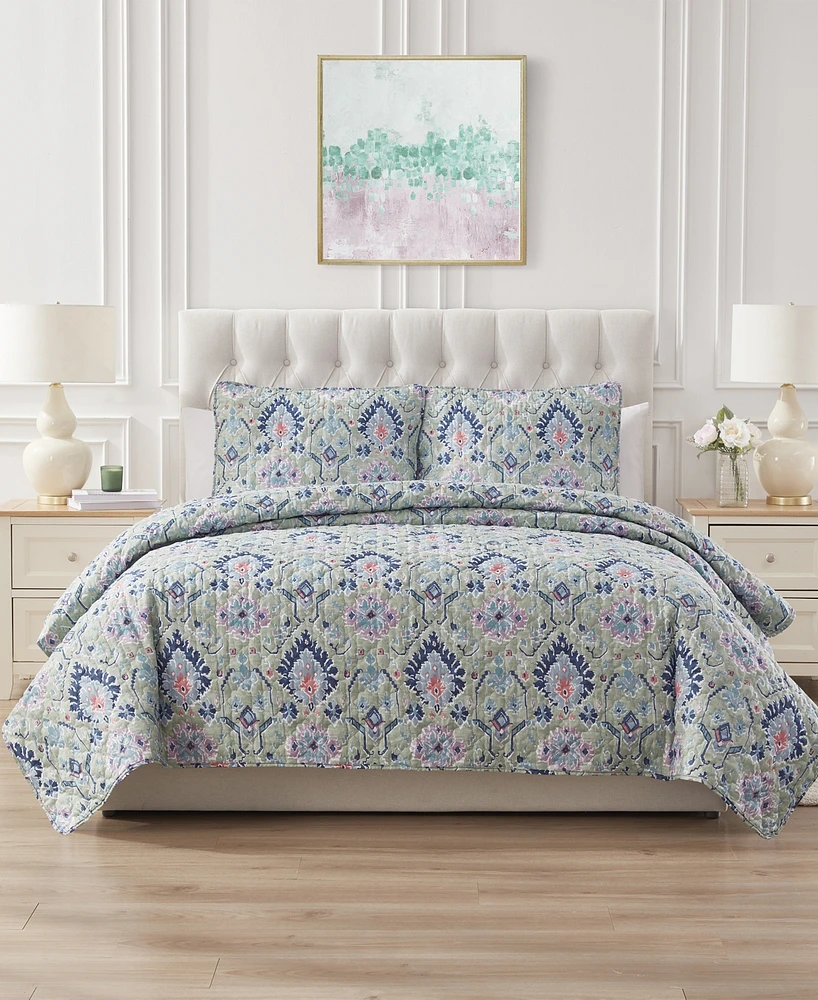 Seventh Studio Harper Damask 2-Pc. Quilt Set, Twin