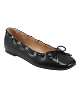 Marc Fisher Ltd Women's Letizia Square Toe Dress Flats