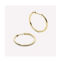 Ana Luisa Medium Slim Endless Hoops - Lo Medium