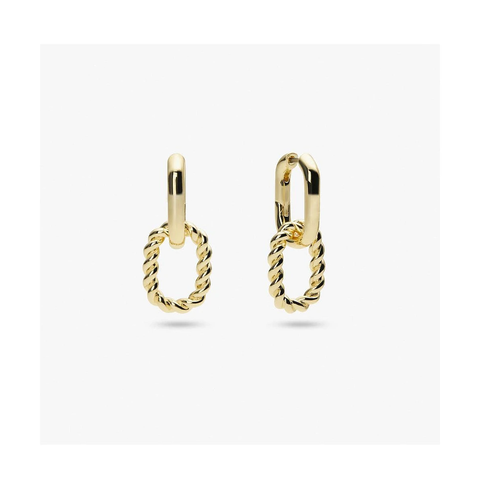 Ana Luisa - Double Hoop Earrings - Ash Double