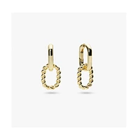 Ana Luisa Double Hoop Earrings - Ash Double