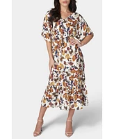 Bebe Women's Printed Kimono Dress