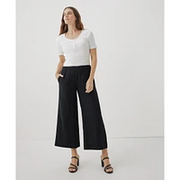 Pact Women's Coastal Double Gauze Wide Leg Pant