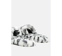 London Rag Snuggle-In Indoor Fur Flats