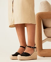 Anne Klein Women's Laken Espadrille Wedge Sandals