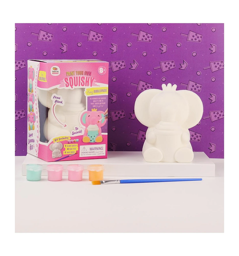 Doodle Hog Elephant Squishy Painting Kit - Squishy Toys for Kids, Squishies for Kids - Slow Rise Squishy Animals