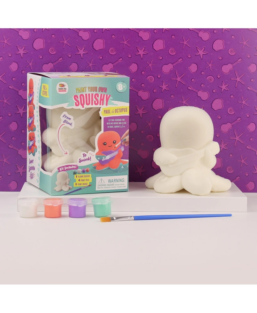 Doodle Hog Octopus Squishy Painting Kit - Squishy Toys for Kids, Squishies for Kids - Slow Rise Squishy Animals