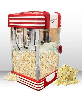 5 Core Popcorn Machine Nostalgia 300 Watts Movie Night Hot Air Popcorn Maker Portale Pop Corner Machine - Pop 850