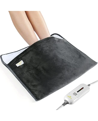 Foot Warmer Electric Heated Foot Warmer - Extra Large Foot Heating Pad for Bed, Office, Under Desk,