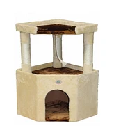 Go Pet Club 32 in. Cat Tree Condo House Furniture