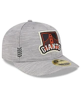 Men's New Era Gray San Francisco Giants 2024 Clubhouse Low Profile 59FIFTY Fitted Hat