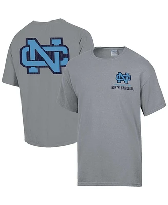 Men's Comfortwash Graphite Distressed North Carolina Tar Heels Vintage-Like Logo T-shirt