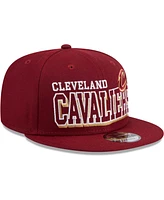 Men's New Era Wine Cleveland Cavaliers Gameday 59FIFTY Snapback Hat