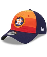 Men's New Era Orange Houston Astros 2024 Batting Practice 9TWENTY Adjustable Hat