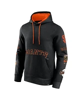 Men's Fanatics Black San Francisco Giants Wild Winner Pullover Hoodie